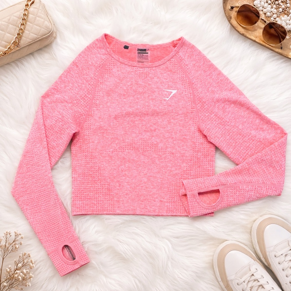 Gymshark Coral Long Sleeve Top - Picture 1 of 6